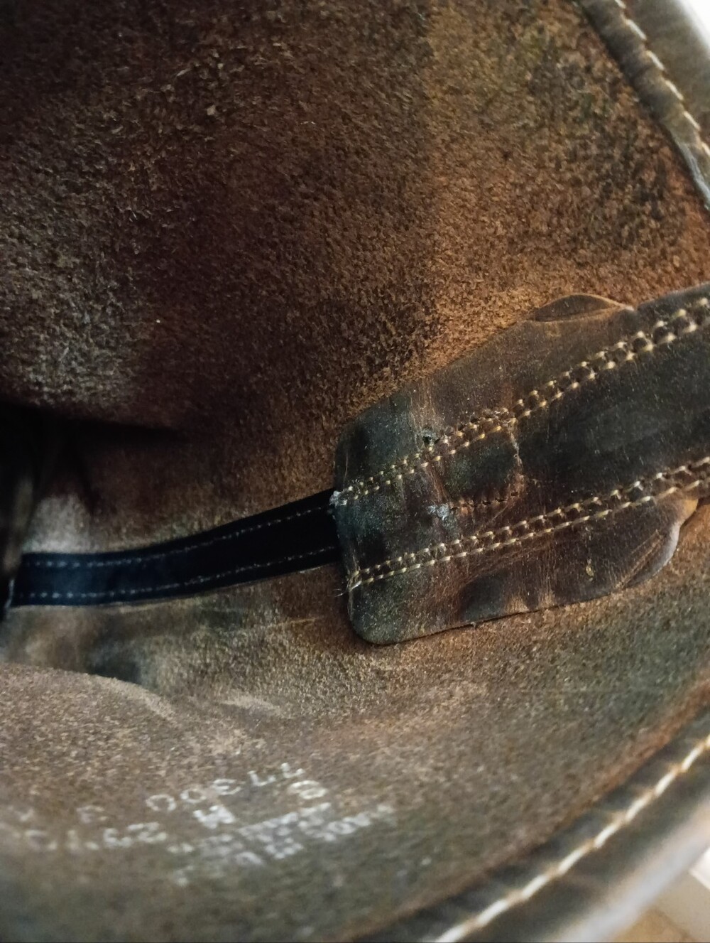 Vtg Frye Womabs Boots Harness Brown Square Toe Black Label 8M Southwest - Picture 16 of 16